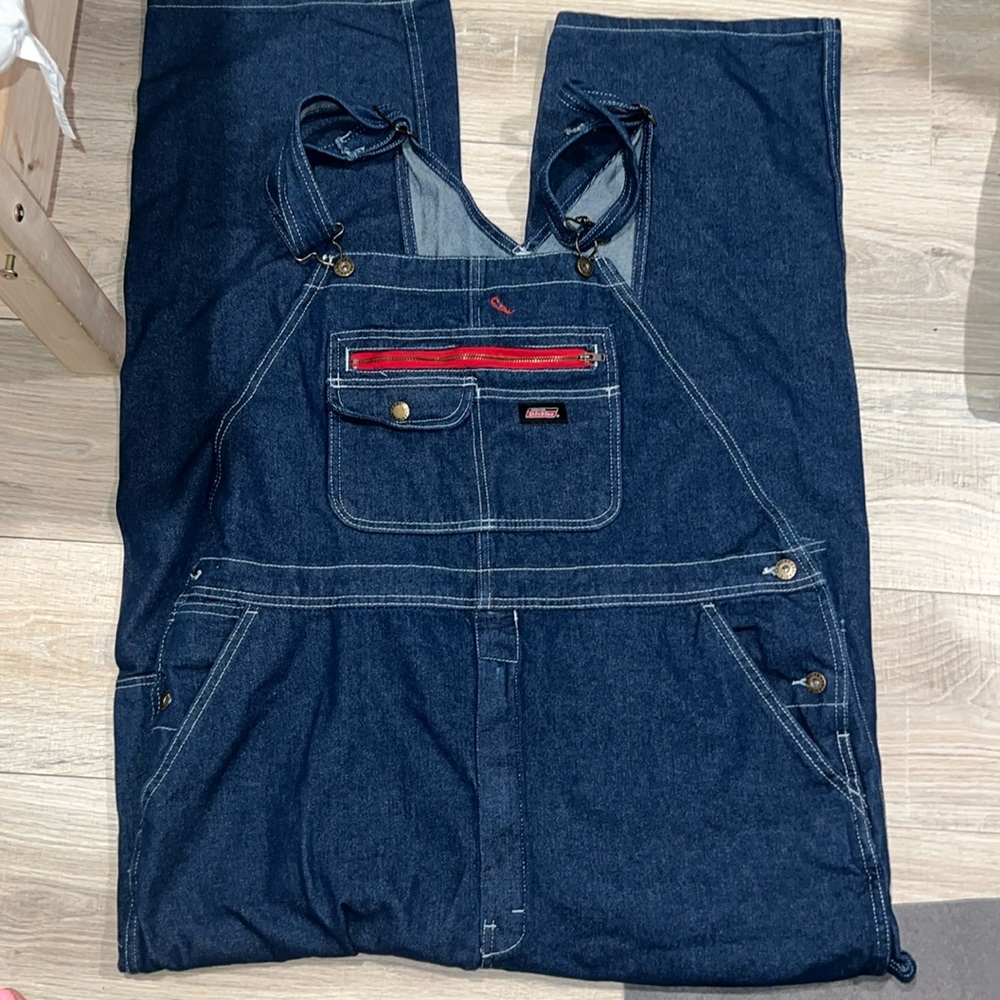 Dickies blue‎ denim overalls relaxed fit